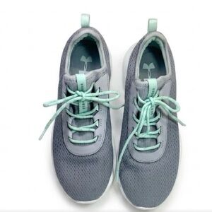 Under Armour Skylar 2 Workout Grey/Light Green Athletic Shoes Womens Size 10